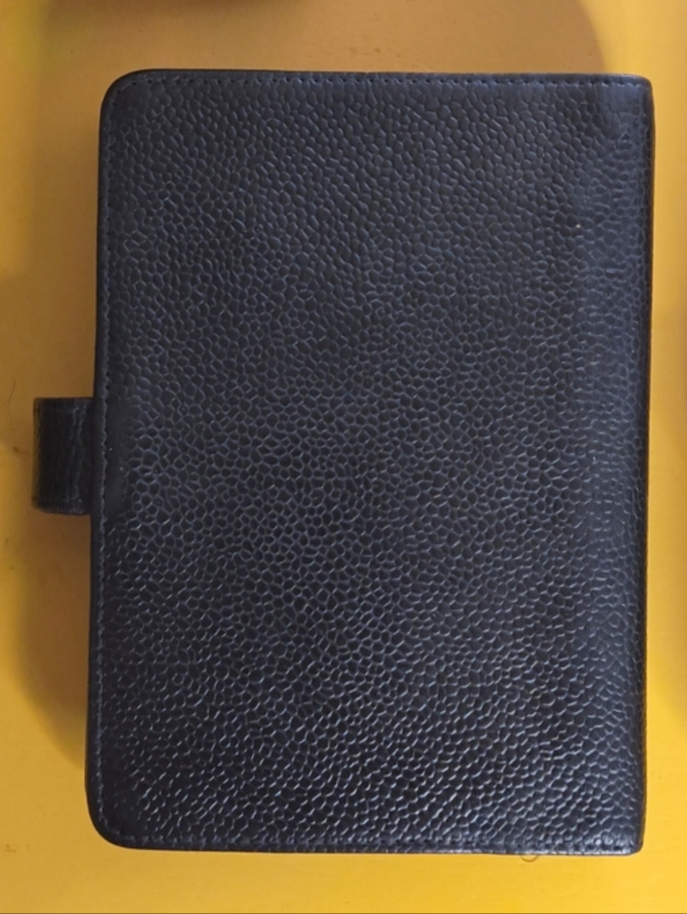 Chanel Vintage Black Caviar CC Personal/Small Agenda Planner Auth Card Authentic - Picture 2 of 8